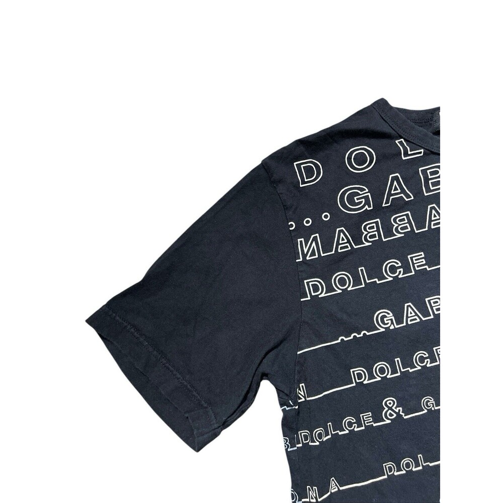 Dolce & Gabbana Black Short Sleeve Tee - Picture 3 of 8